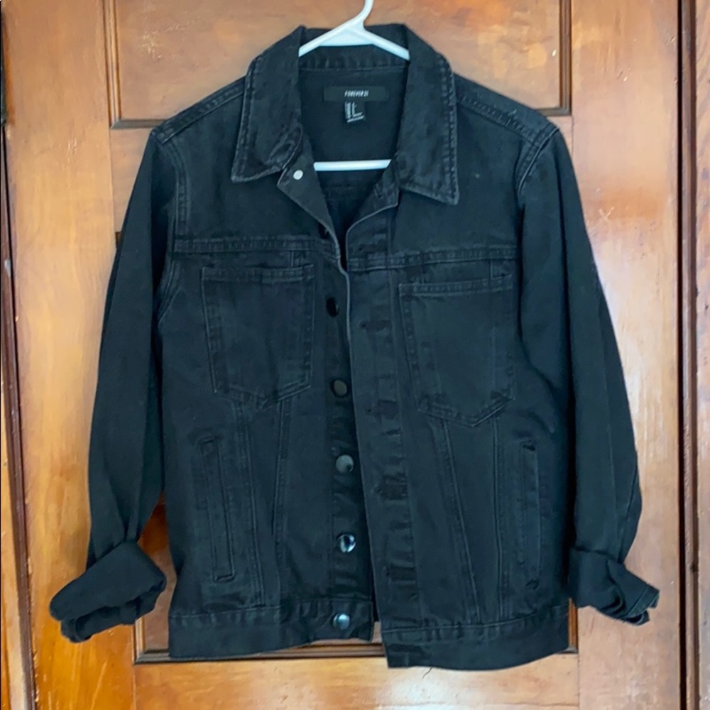 Black Jean Jacket